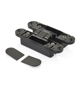 Canex Akordiyon Menteşe Ayarlı 3D 135 mm - Siyah