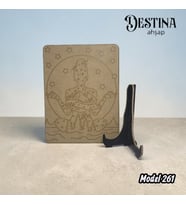 Destina Ahşap Mandala Boyama Seti- Ekonomik Seri- Eko Model 261