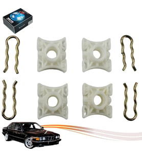 B M W 3 E36 E92 E93 LCI Z3 E36 Z4 E85 E86 5 E34 7 E32 İçin Cam Kriko Kılavuz Kızak Klips 51321938884