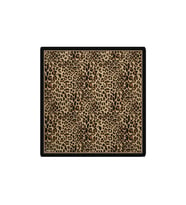 Bursa İpek Taba Leopar Desen Twill İpek Eşarp