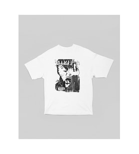 Tasarım Billie Eilish Baskılı Unisex Oversize Şarkıcı Tişört