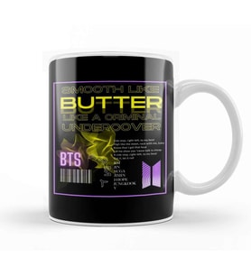 Bts Butter Design Kupa Bardak Porselen