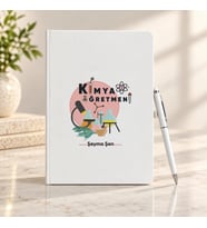 Kimya Öğretmenine İsme Özel Defter ve Kalem Seti