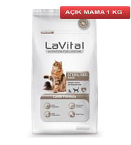 Lavital Sterilised Lamb Kuzulu Kısır Kedi Maması 1 Kg AÇIK