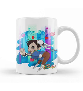 Street Fighter Chun Li Kupa Bardak Porselen