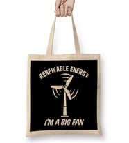 Renewable Energy I'm A Big Fan 01 Bez Çanta Uzun Saplı