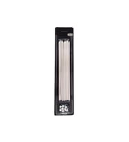 13 Cm Metalik Sedef Mum 6'lı M596