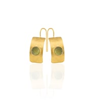 Kadir Jewellery 22 Ayar Altın Kaplama Kadın Minimal Küpe -El İşçiliği Ve Hipoalerjenik Küpe