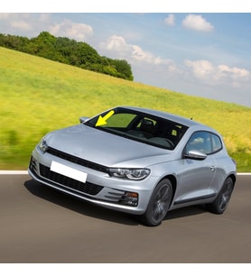 VW Scirocco 2015-2018 Ön Sağ Sürücü Taraf Silecek Kolu 1K8955410 (Siyah)