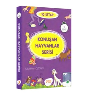 Konuşan Hayvanlar Serisi 1. Sınıf Renkli Heceli 10