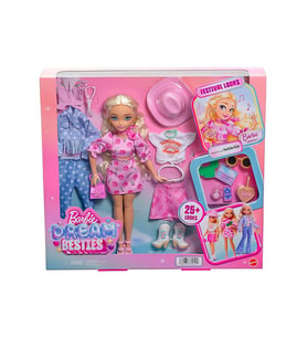 Barbie Dream Besties Festival Kombinleri Malibu Bebek ve Aksesuarları JGH87