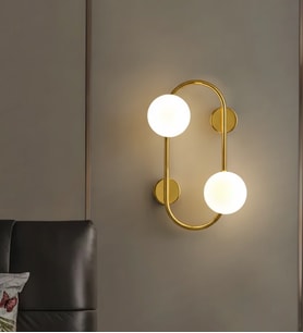 Livia Camlı Duvar Aplik 3213-W73-2R-LZ (Gold)
