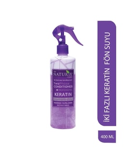 Keratin İki Fazlı Saç Bakım ve Fön Suyu 400ml - Yeniden Yapılandırma ve Koruma