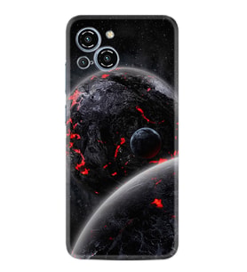 Reeder S23 Max Pro Kılıf Resimli Desenli Silikon Platinium Series Dark World 1867