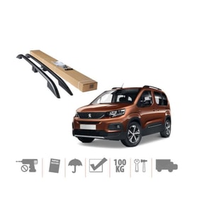 Ford Connect Tavan Çıtası Kısa Gri 2002-2015 Arası modeller