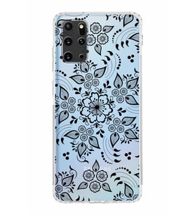 Samsung Galaxy S20 Plus  Kamera Korumalı Kapak Nostalji Desen Tasarımlı  Şeffaf  Kılıf