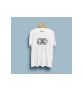 Oversize Sonsuzluk Tasarım unisex T-shirt