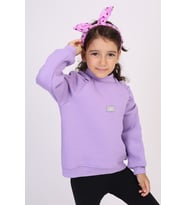 Toontoy Kız Çocuk Sweatshirt (Lila)