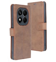 Pilelistore   Xiaomi Redmi Note 14 Pro 5G Kılıf Trend S Plus Kapaklı Kılıf - Taba