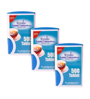 Fibrelle Sakarinli Tablet Tatlandırıcı 500'lük Kutu 3 adet