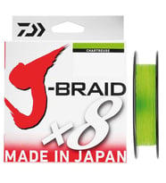 Daiwa J-Braid X8 Chartreuse İp Olta Misinası 150Mt 0,10 mm