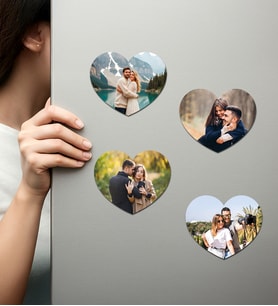 Kişiye Özel Ahşap Fotoğraflı UV Baskılı Magnet