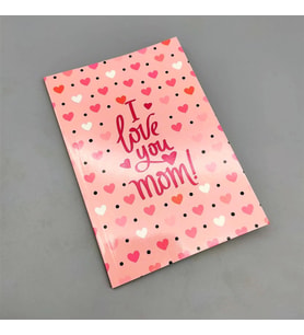 Kalpli Hediye Kutusu Desenli Çizgili Defter