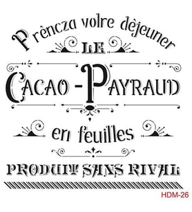Cadence Home Decor Midi Stencil Boyama Şablonu 25x25 cm. HDM-26 