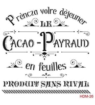 Cadence Home Decor Midi Stencil Boyama Şablonu 25x25 cm. HDM-26 