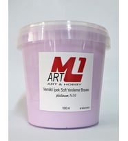 M1 ART Soft Lila Su Bazlı Vernikli Yenileme Boyası 1000.ml-Mobilya,cam,mermer,beyaz eşya,fayans,seramik,parke