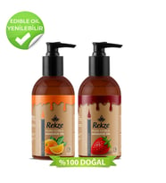 Rekze Yenilebilir Portakal + Çilek Afrodizyak etkili Masaj Yagı 120 Ml