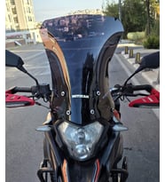 MOTOCAM Mondial Rx3 İ Evo Ön Cam 2015-2022 Model 52cm Siyah Renkli 4mm UZUN
