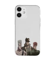 Iphone 12 Uyumlu JoJo's Bizarre Adventure Tasarımlı Şeffaf Telefon Kılıfı