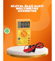 LCD Ekranlı Dijital Ölçü Aleti Ev ve Atölye Kullanımı