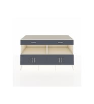 Kronos Konsol 2 Raflı 2 Çekmeceli 4 Kapaklı 176x59x99 Aytaşı-Antrasit