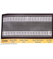 S PİLE EKSTRAFOR Kod : C1075M (50Mt) 7,5 CM