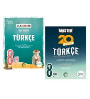 OKYANUS YAYINCILIK 8. Sınıf Classmate Türkçe Soru Bankası + Master 20 Türkçe Denemesi (2 Kitap)