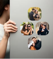 Kişiye Özel Ahşap Fotoğraflı UV Baskılı Magnet