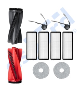 Roborock Qrevo Curv Uyumlu 1 Ana Fırça 2 Yan Fırça 4 Filtre 2 Mop PKT-iasgf0000599