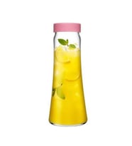 Paşabahçe 43234 Karaf Pembe Vidalı Kapak Şişe Sürahi 1030 CC
