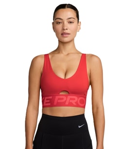 Nike Pro Indy Plunge-Support Bra Kadın Spor Bra Lila