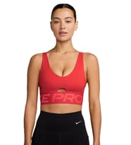 Nike Pro Indy Plunge-Support Bra Kadın Spor Bra Lila