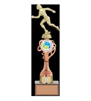 ODAK KUPA - Figürlü Kupalar - Atletizm Kadın Figürlü Kupalar FG-036 C - 38 cm