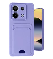 Newface Xiaomi Redmi Note 13 Pro 5G Kılıf Kelvin Kartvizitli Silikon - Lila