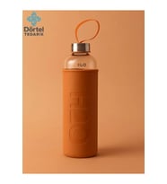 H2o Deri Kılıflı Cam Matara 500 ML