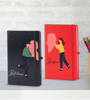 BK Gift Kişiye Özel Sevgili Temalı 2’li Defter Seti, Sevgiliye Hediye, Sevgililer Günü Hediyesi, Doğum Günü Hediyesi-6