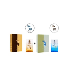 No:451 + No:554 Unisex Parfüm Edp 50 ml Fresh / Floral - Mnms50no451554