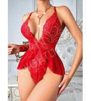 Nightlight  Kırmızı Body Suit 3597