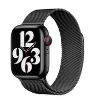 Apple Watch 44mm Uyumlu Kordon Hasır Metal Mıknatıslı Örgü Zore KRD-01 Kayış