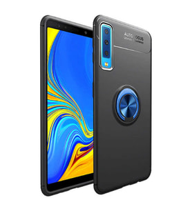 Samsung Galaxy A7 2018 Uyumlu Kılıf Zore Ravel Silikon Kapak (Kırmızı)